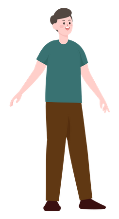 Person Standing PNG Pic