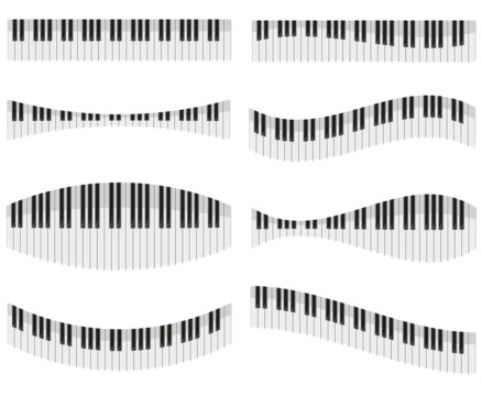 Piano Keys PNG Picture