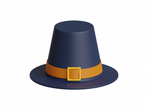 Pilgrim Hat PNG Cutout