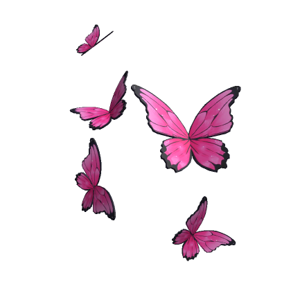 Pink Butterflies PNG Photos