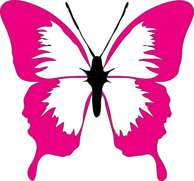 Pink Butterflies PNG Pic