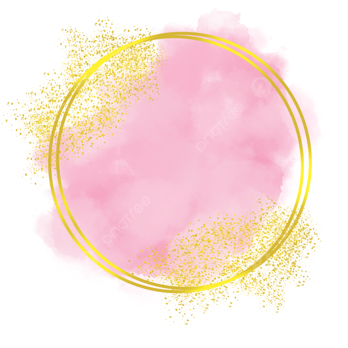 Pink Circle PNG Free Image