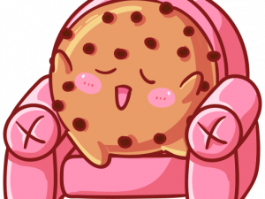 Pink Cookie PNG Photo