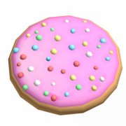 Pink Cookie Transparent