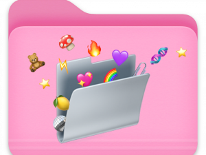 Pink Folder PNG