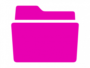 Pink Folder PNG Cutout