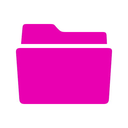 Pink Folder PNG Cutout