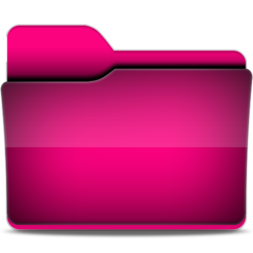 Pink Folder PNG Free Image