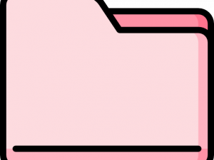 Pink Folder PNG Image