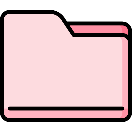 Pink Folder PNG Image