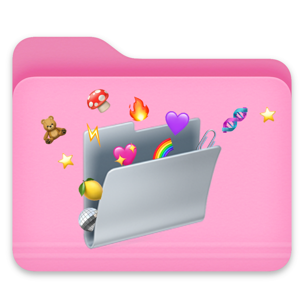 Pink Folder PNG