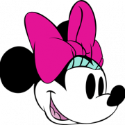 Pink Minnie Mouse Background PNG