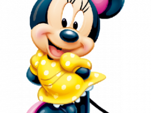 Minnie Mouse, Disney character, animated mouse, cheerful cartoon, Pink Minnie Mouse PNG