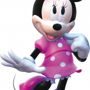 Pink Minnie Mouse PNG Image File