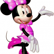 Pink Minnie Mouse PNG Pic