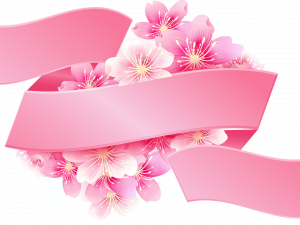 Pink Ribbon Background PNG