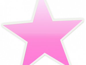 Pink Stars PNG File