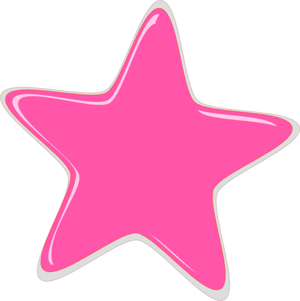 Pink Stars PNG HD Image