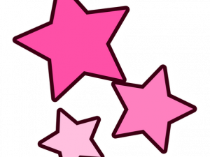 Pink Stars PNG Image HD