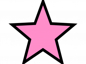 Pink Stars PNG Pic