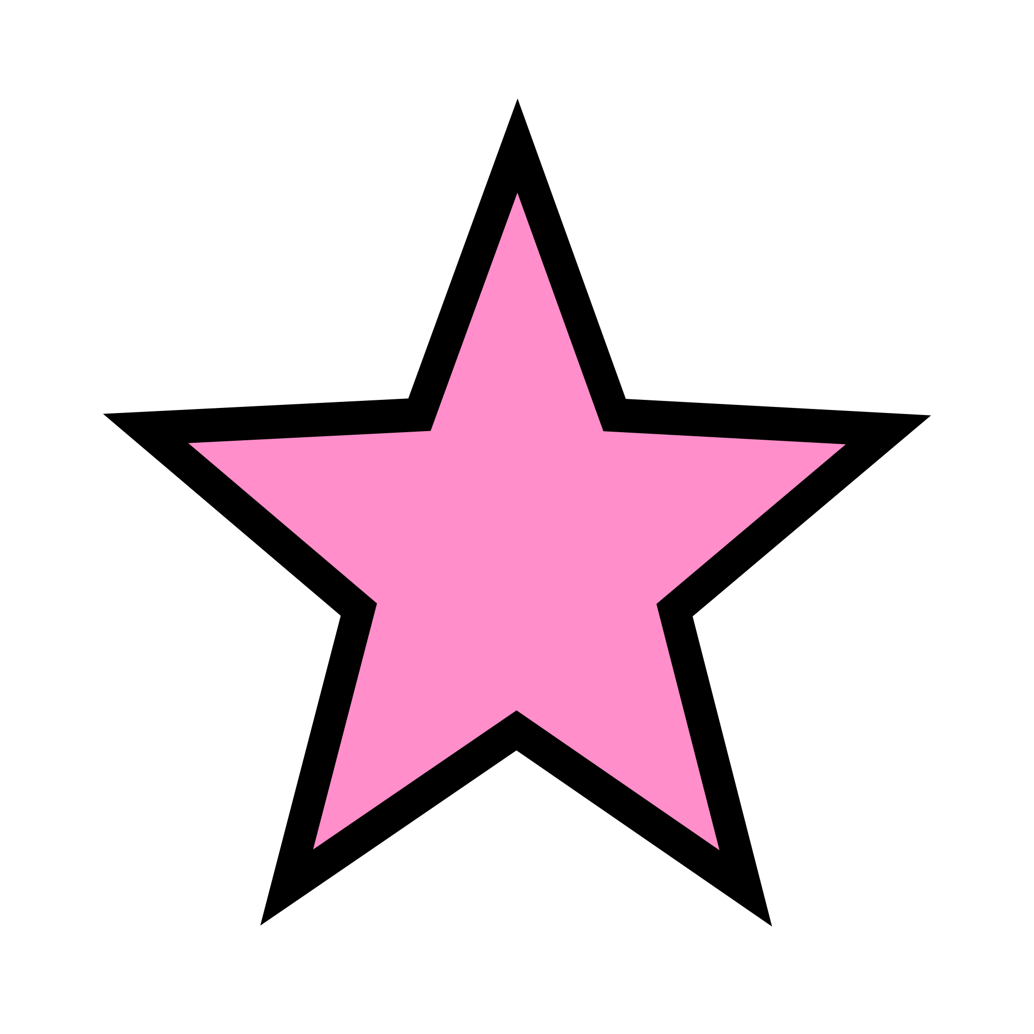 Pink Stars PNG Pic