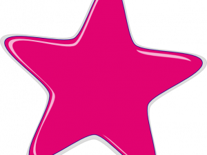 Pink Stars Transparent