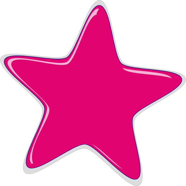 Pink Stars Transparent