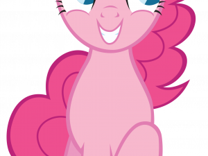 pink pony, animated character, cheerful expression, My Little Pony, Pinkie Pie PNG