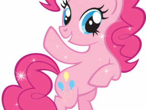 pink pony, cartoon character, whimsical design, playful illustration, Pinkie Pie PNG