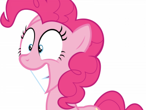 pink pony character, animated horse, cheerful cartoon figure, My Little Pony, Pinkie Pie PNG