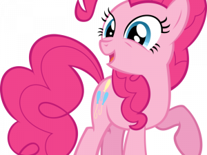 pink pony, cartoon character, cheerful horse, animated figure, Pinkie Pie PNG