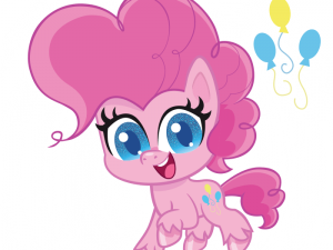 pink pony, cartoon character, cheerful design, playful illustration, Pinkie Pie PNG