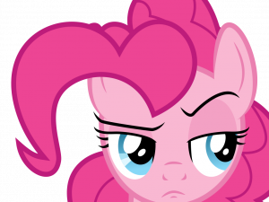 pink pony character, animated horse, cartoon avatar, whimsical design, Pinkie Pie PNG