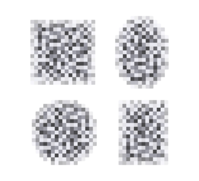 Pixel Blur PNG Image