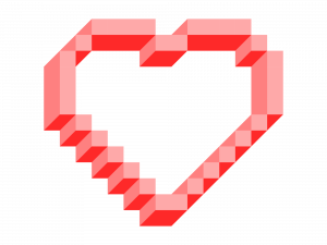 Pixel Heart PNG