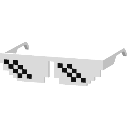 Pixel Sunglasses Background PNG