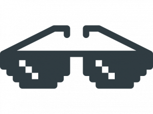 Pixel Sunglasses PNG