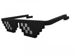 Pixel Sunglasses PNG HD Image