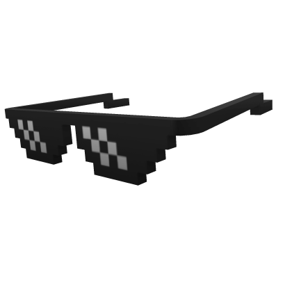 Pixel Sunglasses PNG HD Image