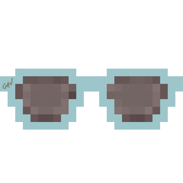 Pixel Sunglasses PNG Image