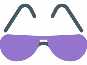 Pixel Sunglasses PNG Images HD