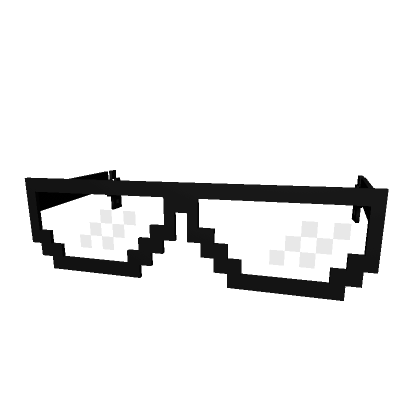 Pixel Sunglasses Transparent