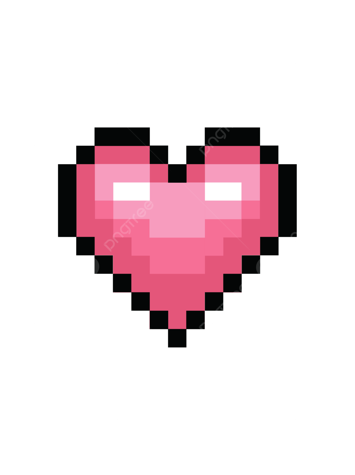 Pixelated Heart PNG Image - PNG All | PNG All