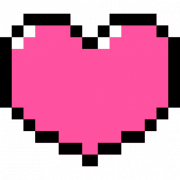 Pixelated Heart PNG Images