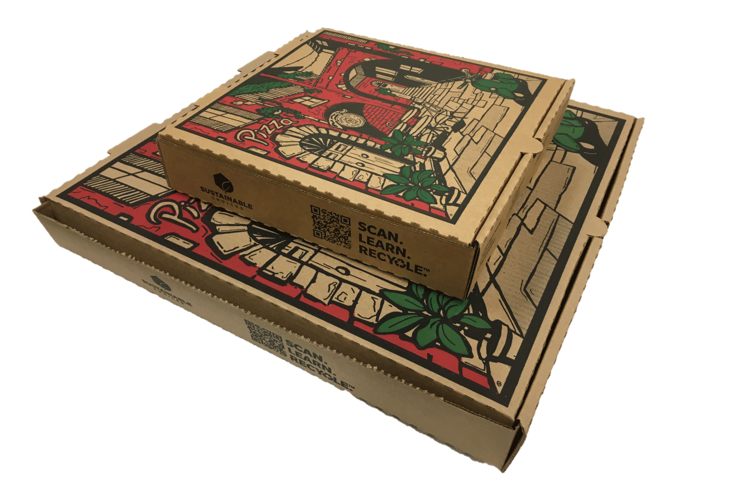 Pizza Box Transparent