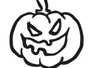 Pumpkin Face PNG Clipart