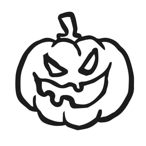 Pumpkin Face PNG Clipart