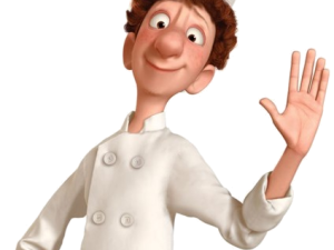 Animated Chef Character, Culinary Expert, Cooking Enthusiast, Whimsical Chef, Ratatouille PNG