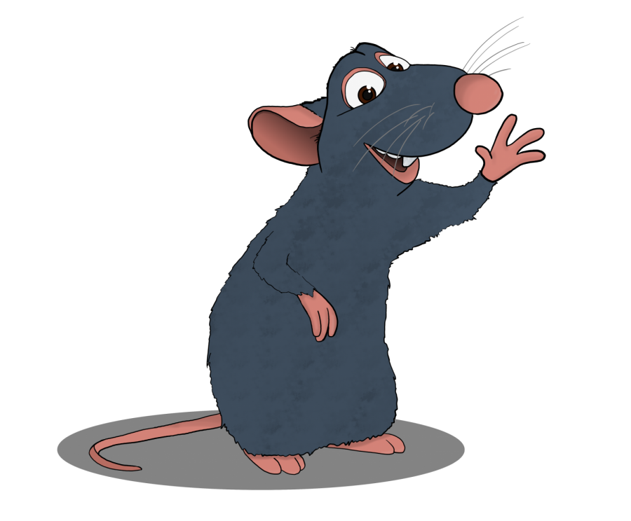 Ratatouille, Cartoon Rat Character Waving, Animated Rodent, Friendly Mouse, Whimsical Animal Illustration PNG, Ratatouille PNG