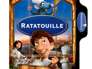 Ratatouille Animated Film Cover, Pixar Movie Artwork, Culinary Adventure Poster, Rat Chef Animation, Ratatouille PNG